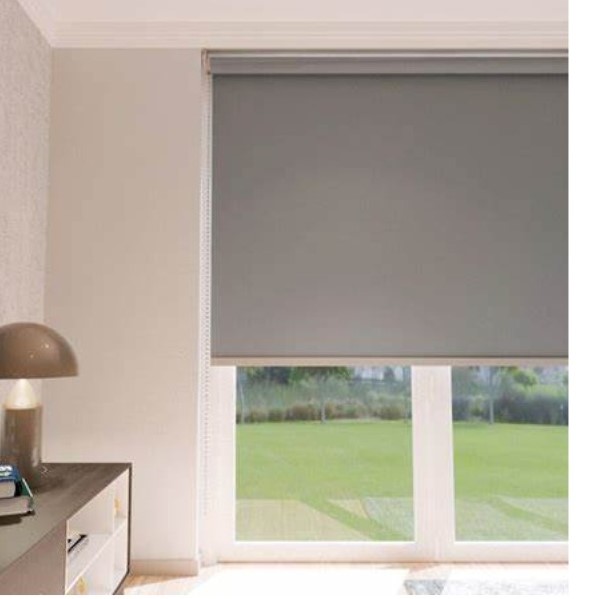 Cortina roller black out gris Chantilly