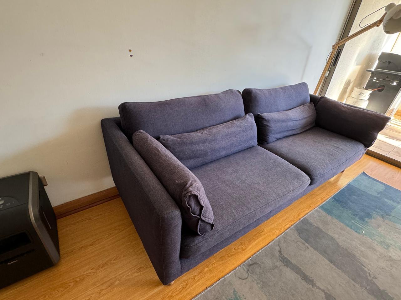 Sofá 3 cuerpos Rosen grafito - Imagen 3