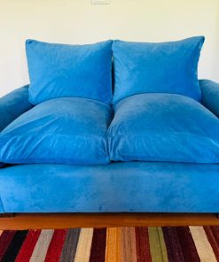 Sofá 2 cuerpos velvet calipso