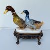 Figura par de patos porcelana Bavaria