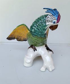 Figura guacamayo porcelana Bavaria