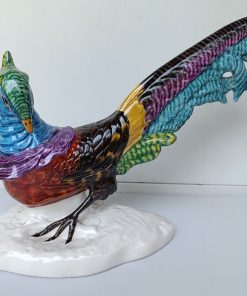 Figura faisán grande porcelana Bavaria