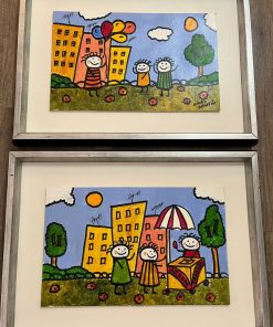 Par cuadros de Natalia Calderón