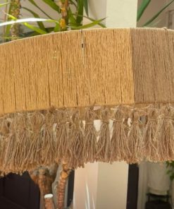 Lámpara de techo redonda Rafia y Yute