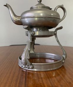 Tetera Plaque antigua con soporte