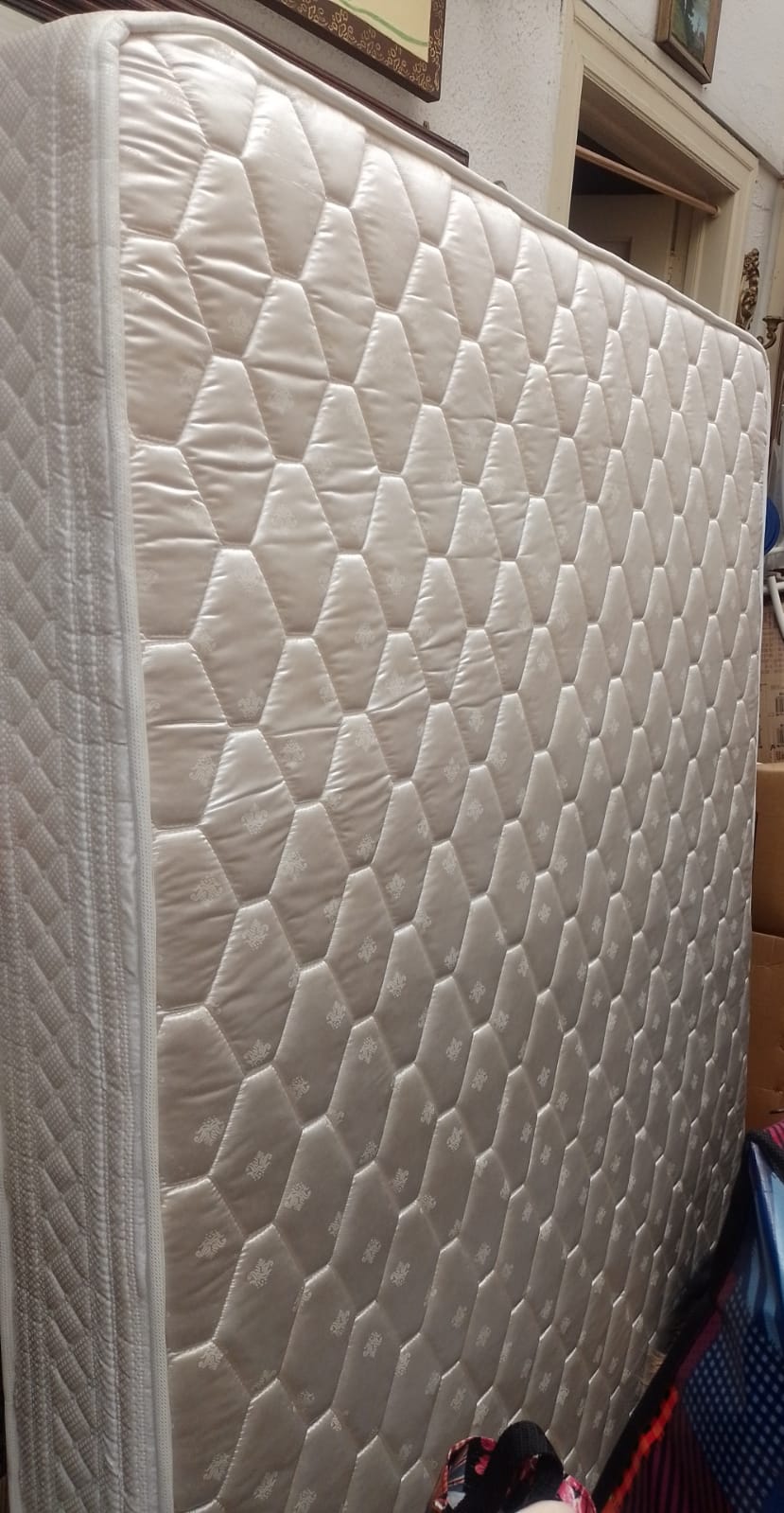 Cama 2 plazas Treillage Muebles Pelequén con colchón - Imagen 5