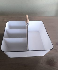 Organizador de escritorio blanco