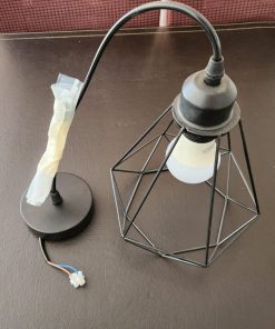 Lámpara estrellada negra