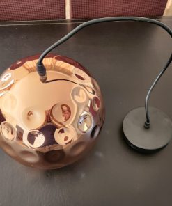 Lámpara de techo bola cobre