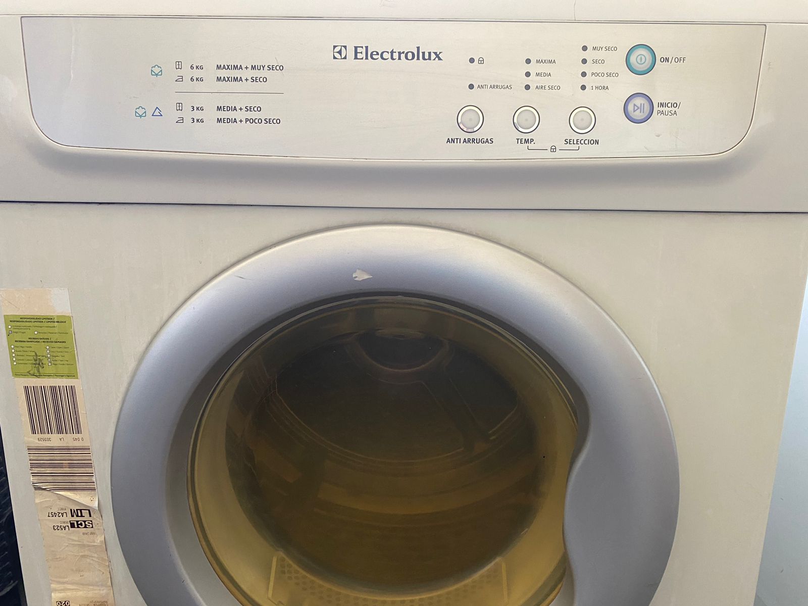 Secadora eléctrica Electrolux 6 kg - Imagen 3