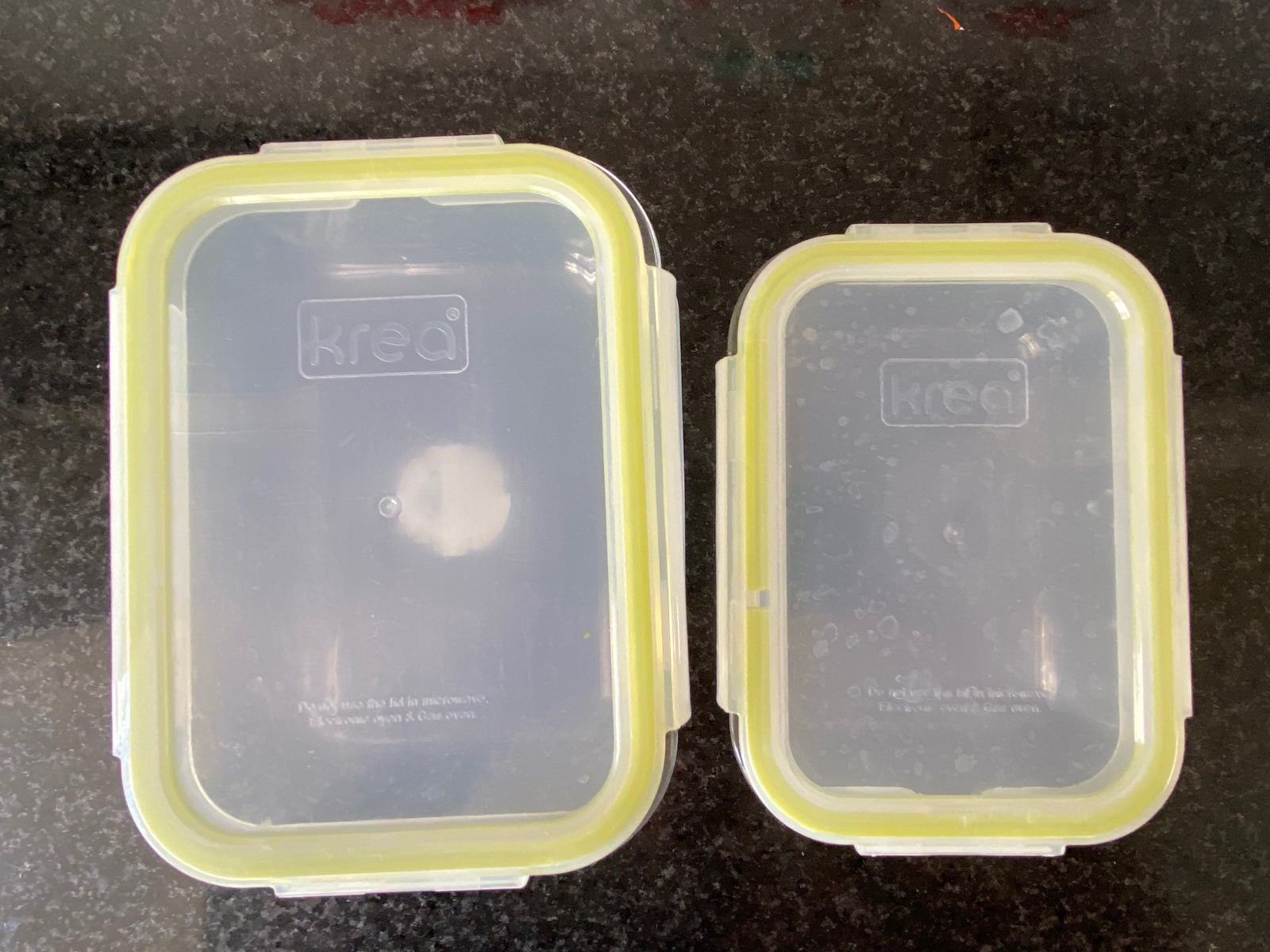 Set de 10 fuentes contenedores de Alimentos vidrio - Imagen 3