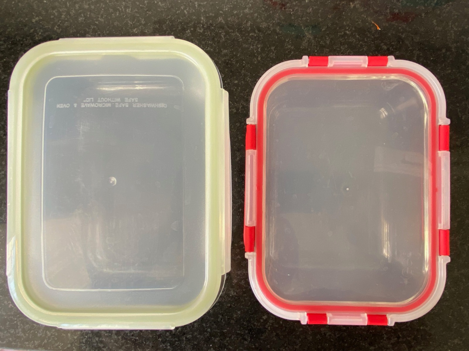 Set de 10 fuentes contenedores de Alimentos vidrio - Imagen 4