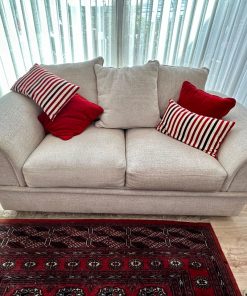 Sofá 3 cuerpos blanco invierno