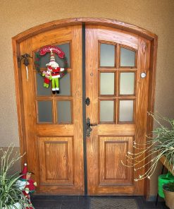 Puertas medio punto madera