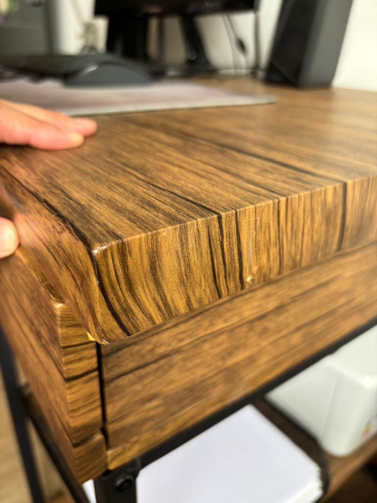 Escritorio melamina y fierro Just Home Collection - Imagen 4