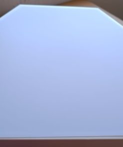 Lámpara de techo LED acrílica hexagonal