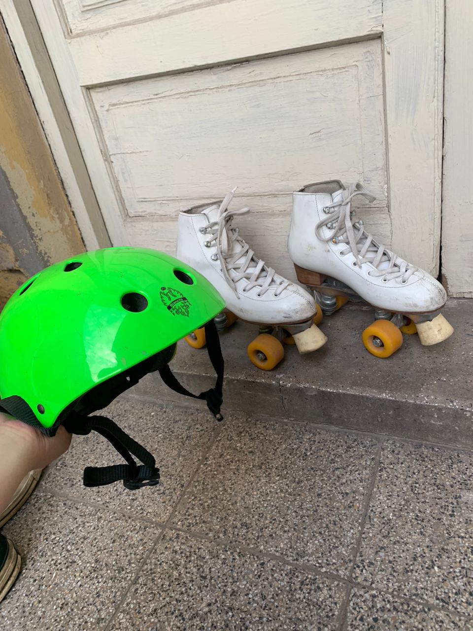 Patines artísticos blanco - Imagen 3