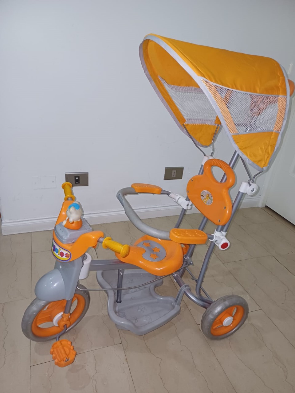 Triciclo paseo con toldo