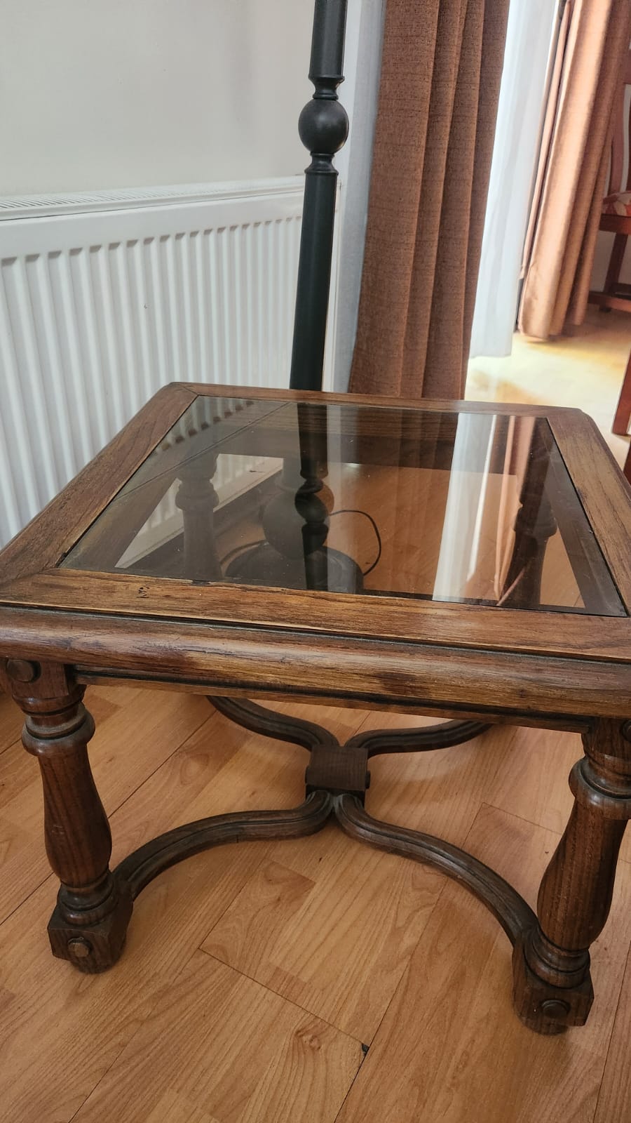 Mesas laterales Encina con vidrio - Imagen 2