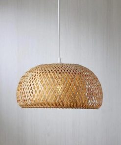 Lámpara de techo bambú 
