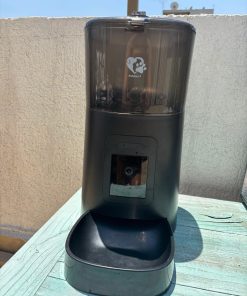 Comedero automático para mascotas con cámara