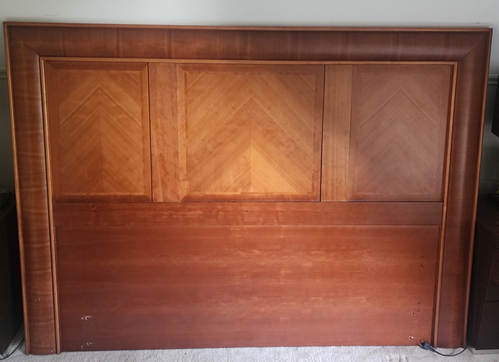 Respaldo Queen Rosen con veladores - Imagen 3