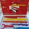 Set 5 cuchillos y pelador Swiss Design