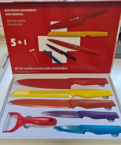 Set 5 cuchillos y pelador Swiss Design