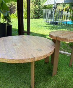 Mesa de centro y lateral madera Rosen Graz