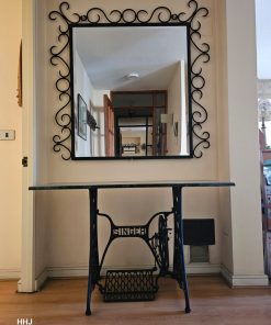 Espejo y arrimo mármol fierro