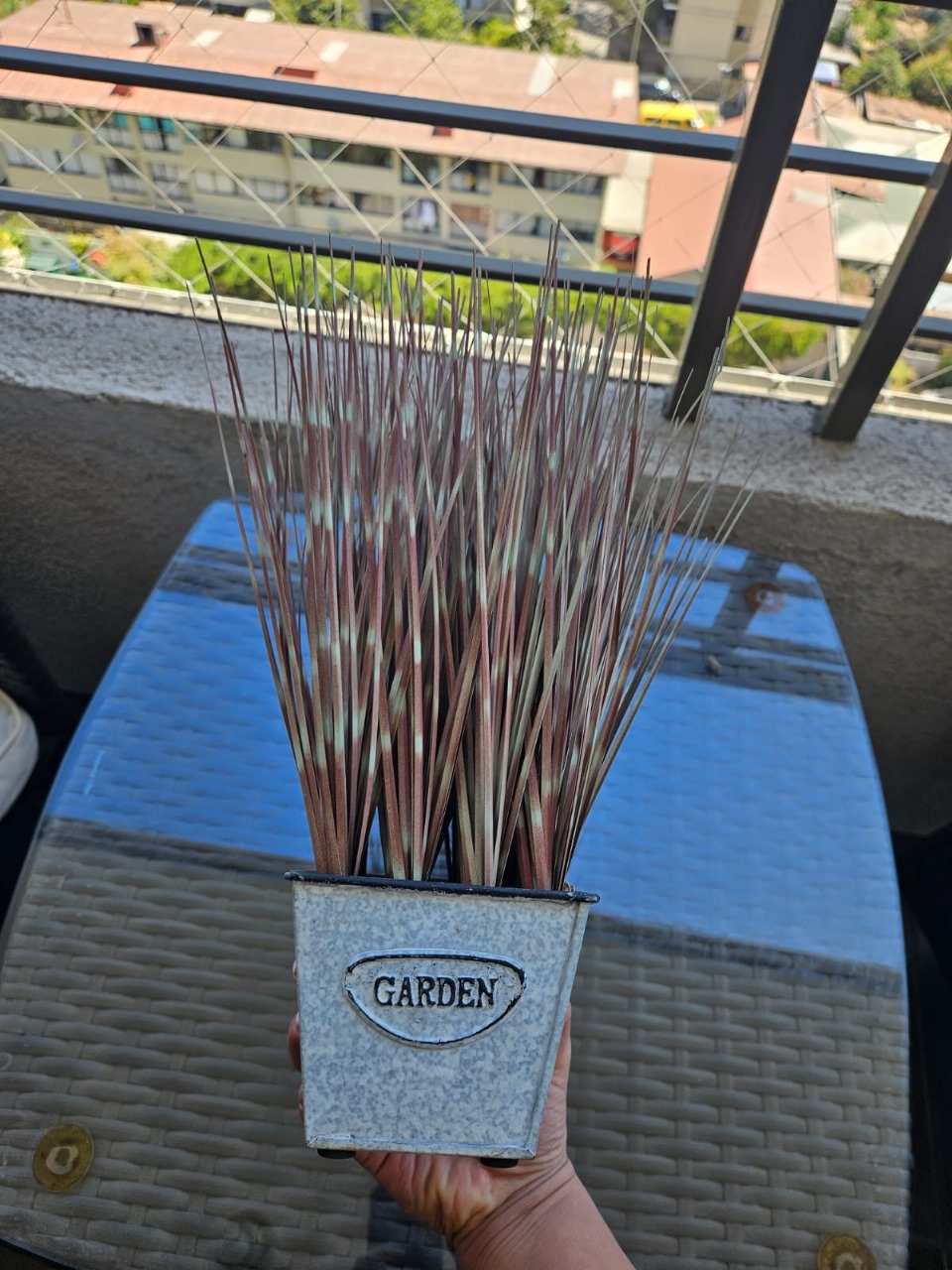 Planta artificial hierbas