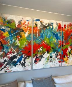 Cuadro tríptico de Angelica Fernández