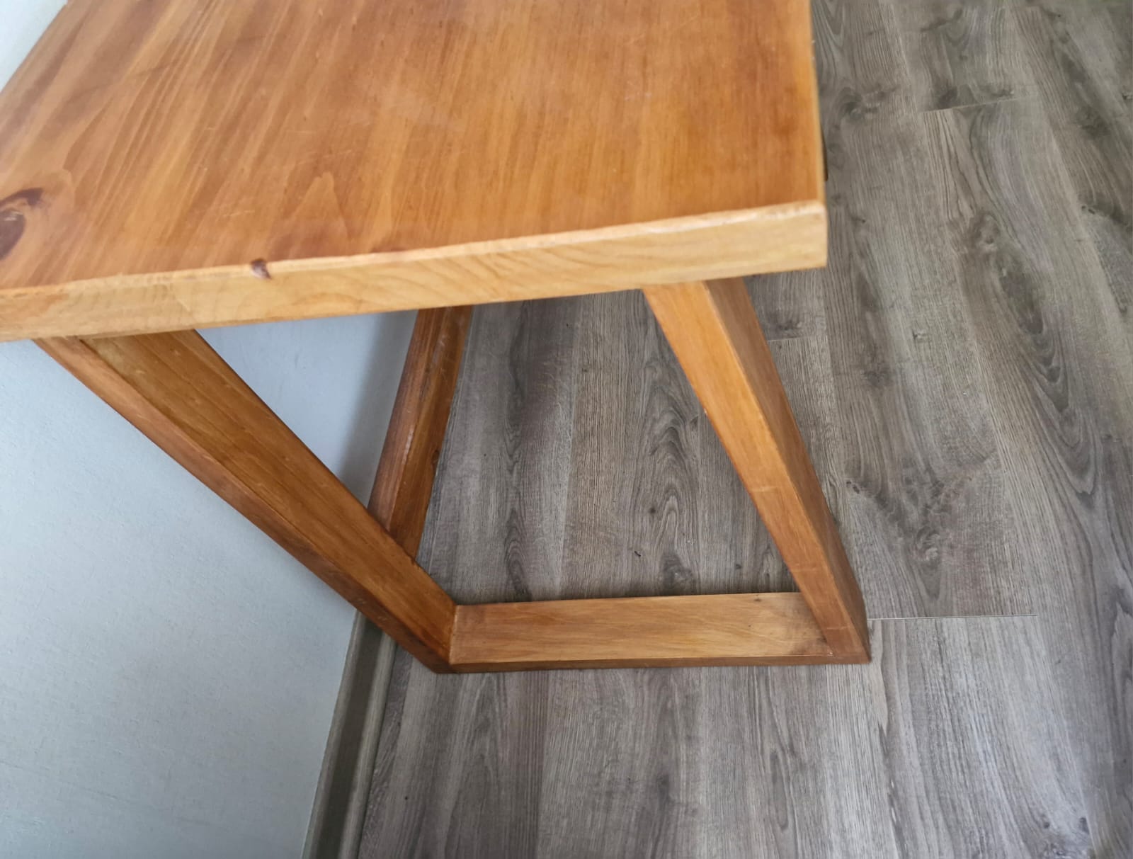 Escritorio de madera con 1 cajón - Imagen 2