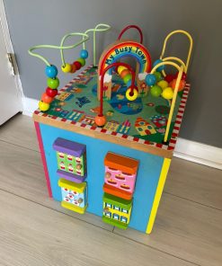 Juego infantil didáctico de madera