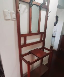 Perchero Madera con espejo