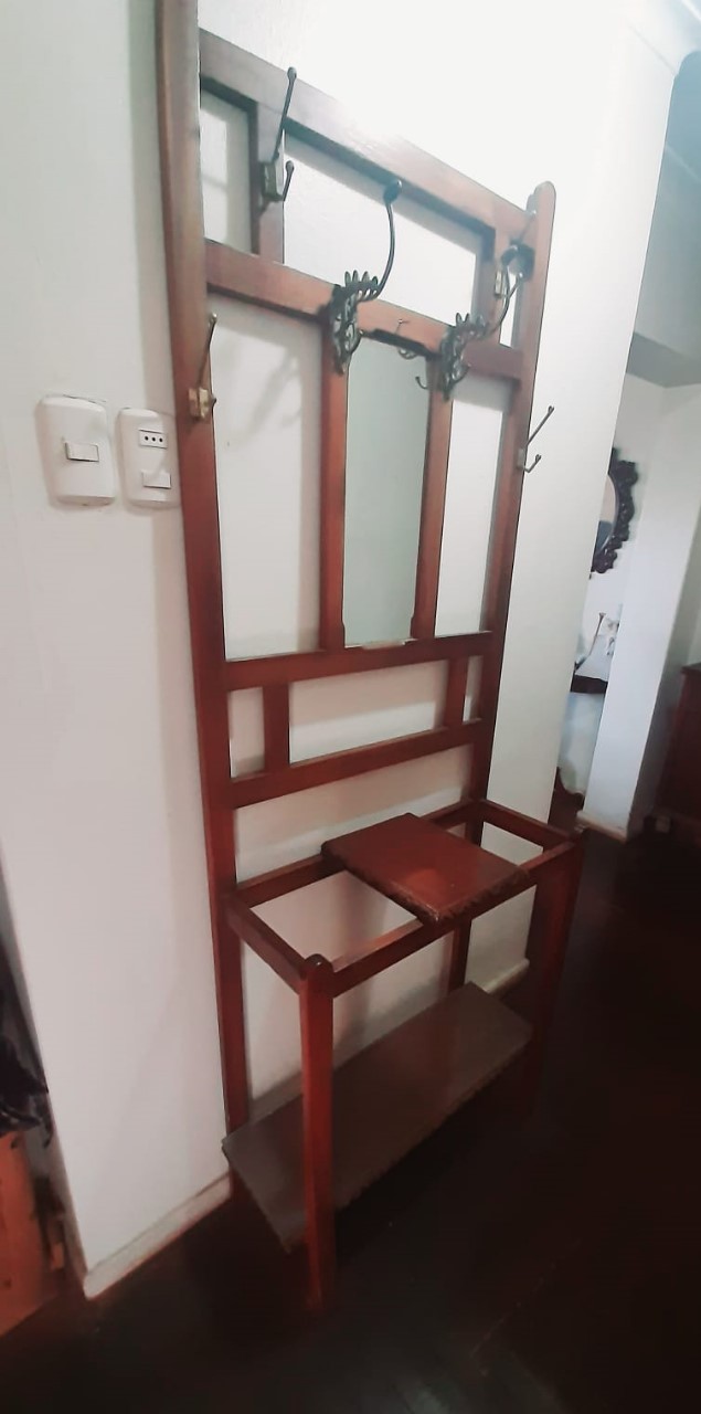 Perchero Madera con espejo