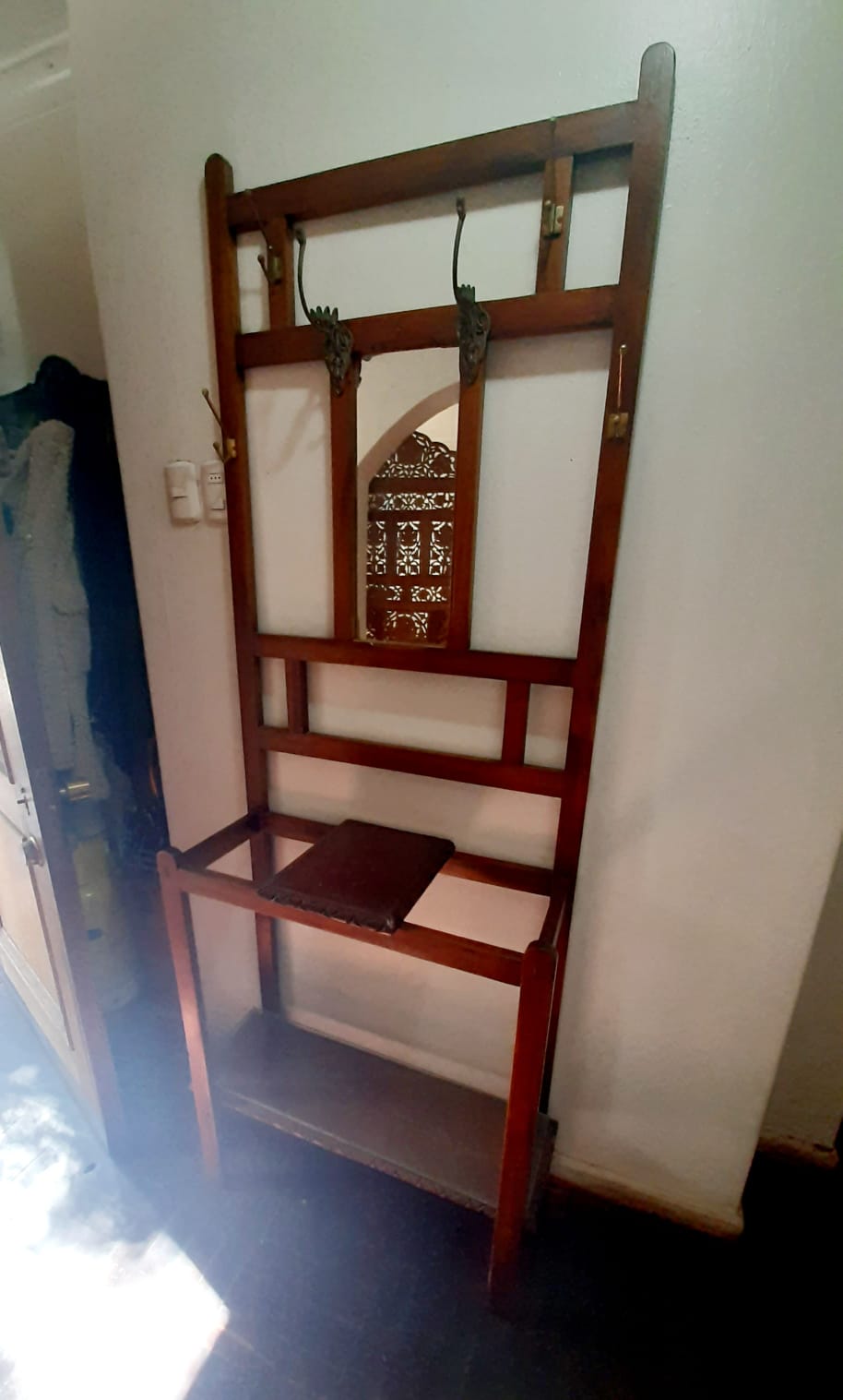 Perchero Madera con espejo - Imagen 4