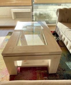 Mesa de centro albayalde blanca