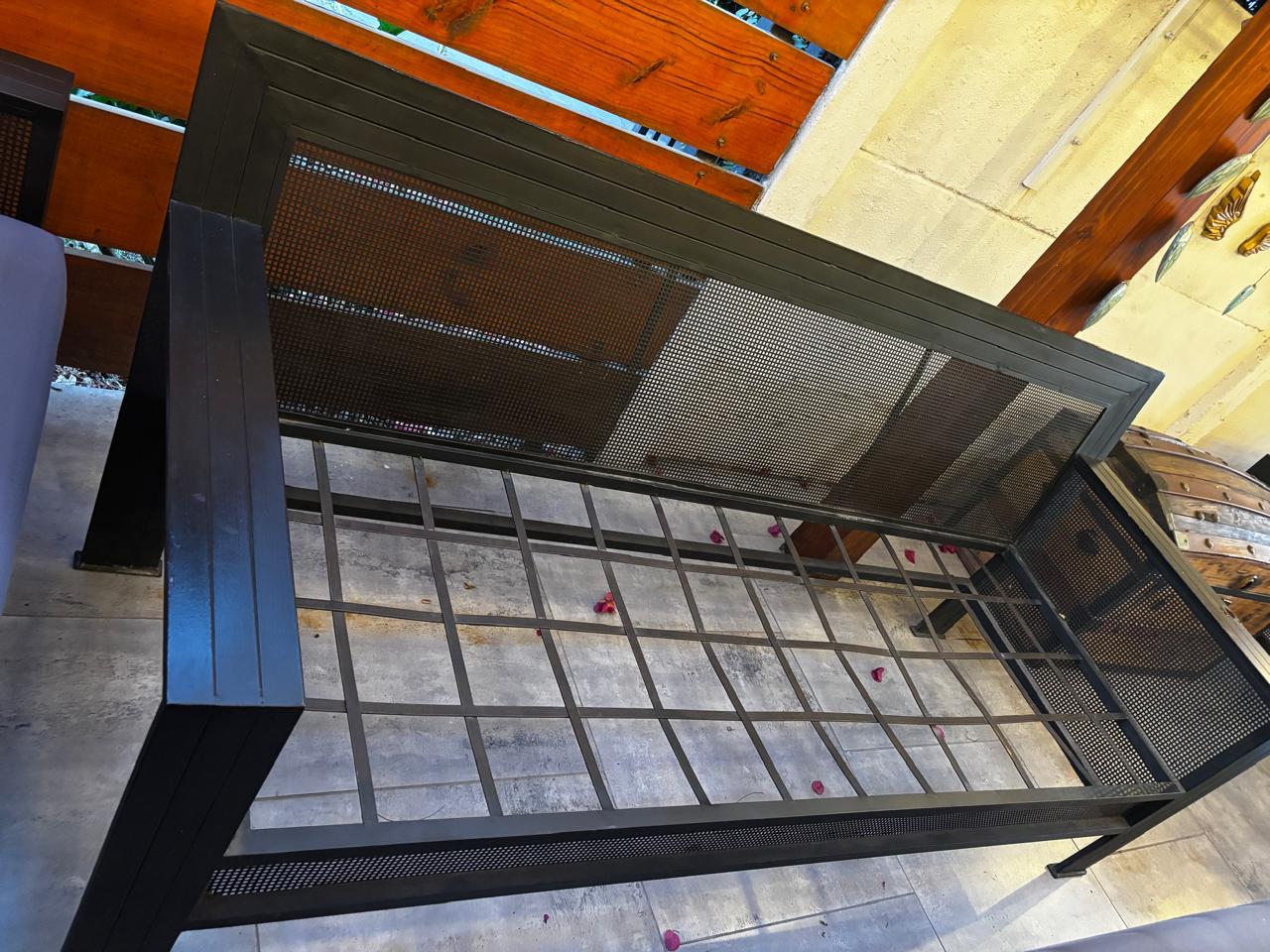 Sofá terraza 3 cuerpos metálico - Imagen 3