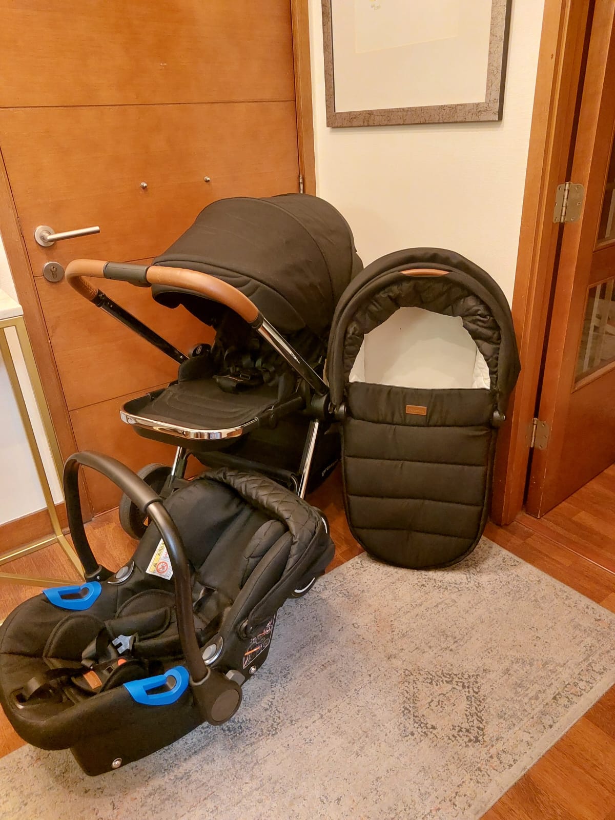 Coche Carestino con moisés y silla de auto - Imagen 7