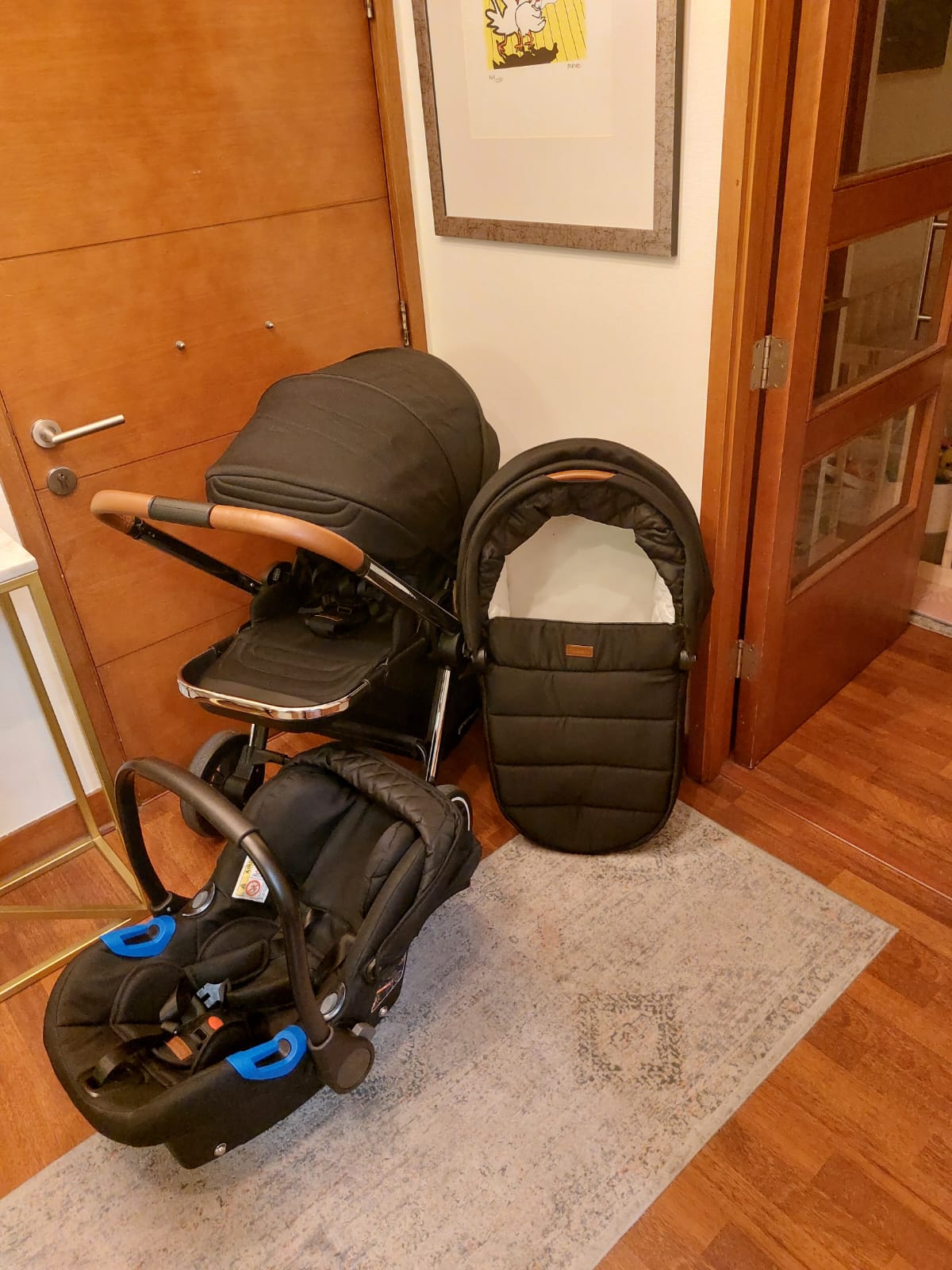 Coche Carestino con moisés y silla de auto - Imagen 6