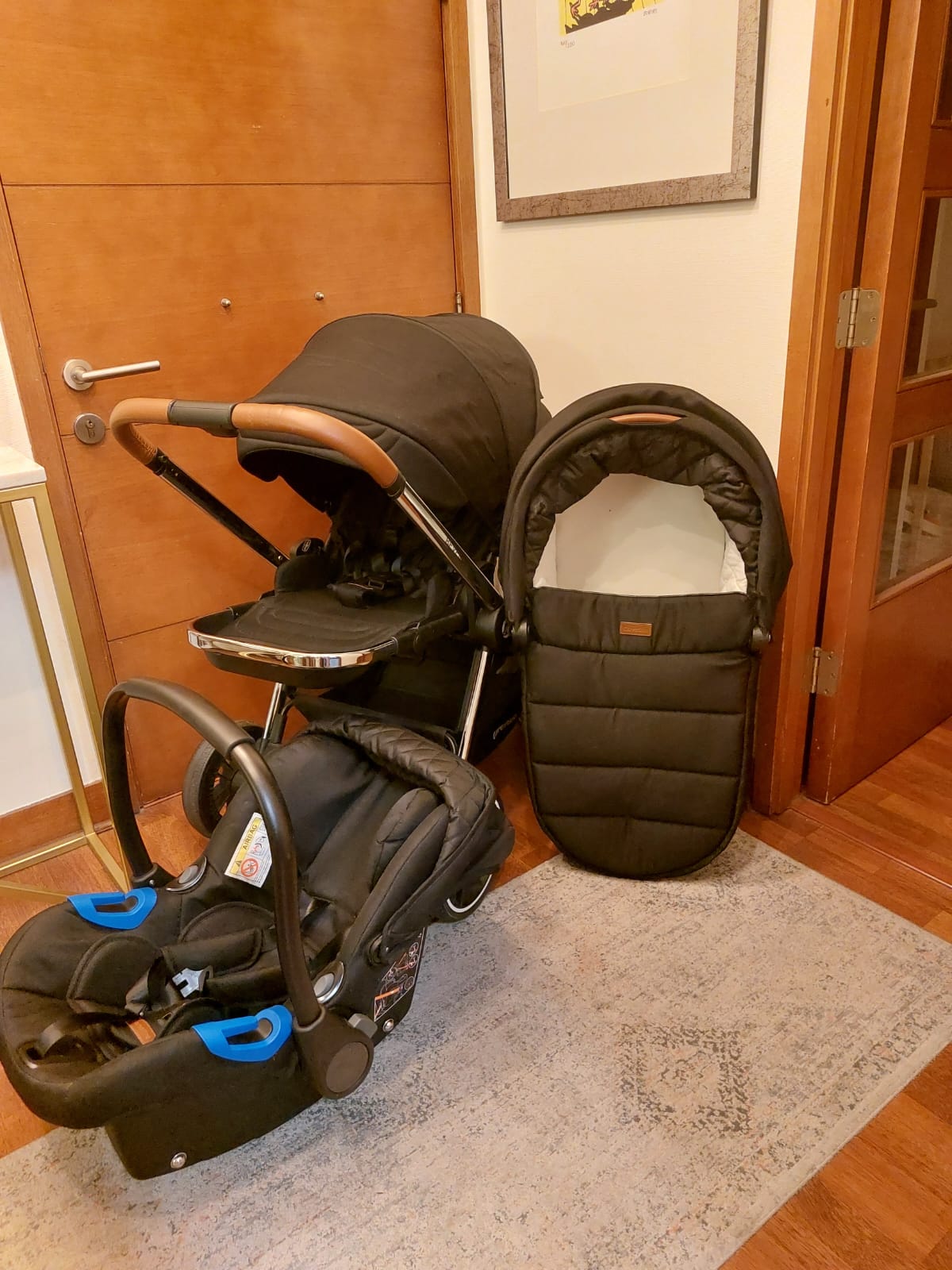 Coche Carestino con moisés y silla de auto - Imagen 8