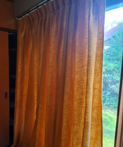 Par de cortinas diseño tafetán