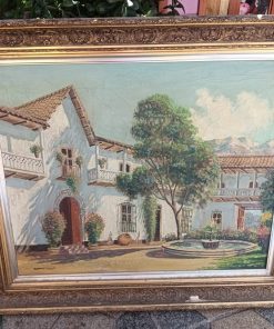 Cuadro casona de Alberto Lobos