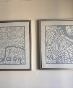 Par de cuadros London-Amsterdam