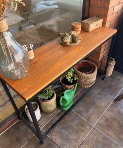 Arrimo de madera y fierro