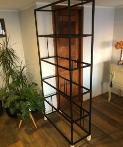 Repisa estante metálico negro Rosen