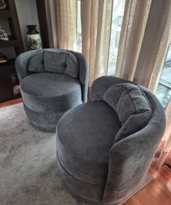 Sillones giratorios gris Nuestra Casa Design