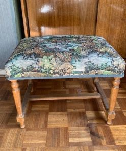 Banqueta madera gobelino