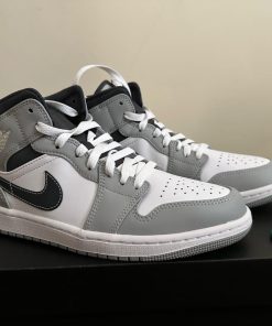 Zapatilla Nike Original Air Jordan 1 Mid gris